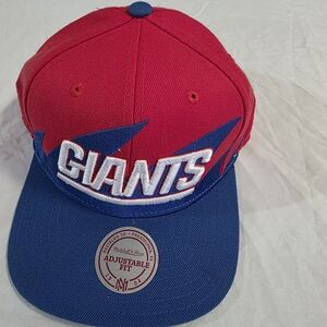 Mitchell & Ness Red and Blue Giants Cap
